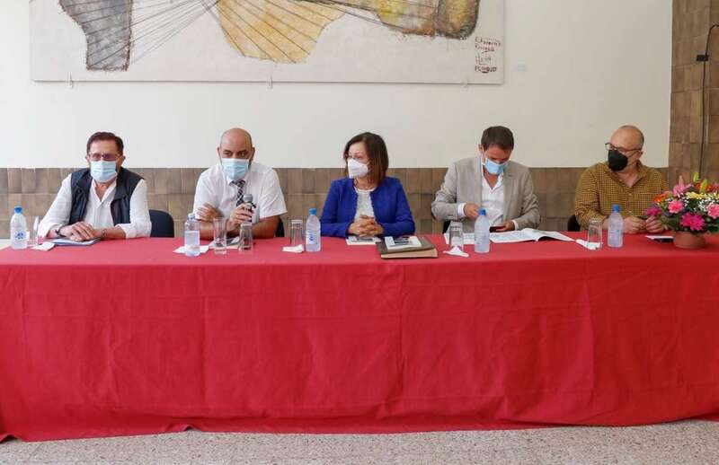 Presentación del libro de Nicolás Guerra el pasado jueves en el IES Pérez Galdós/TA.